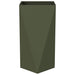 Jardinieră 2 pcs Verde măsliniu 40 x 40 x 75 cm Oțel - WALTI WALTI