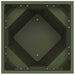 Jardinieră 2 pcs Verde măsliniu 40 x 40 x 75 cm Oțel - WALTI WALTI