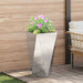 Jardinieră 2 pcs Argintiu 40 x 40 x 75 cm Oţel inoxidabil - WALTI WALTI