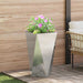 Jardinieră 2 pcs Argintiu 40 x 40 x 75 cm Oțel Galvanizat - WALTI WALTI