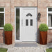 Jardinieră 2 pcs Ruginit 40 x 40 x 75 cm - WALTI WALTI