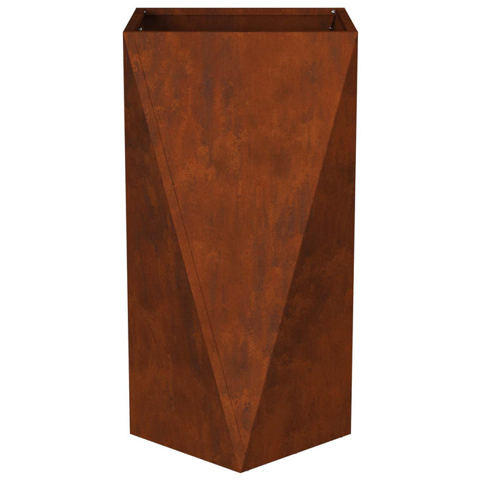 Jardinieră 2 pcs Ruginit 40 x 40 x 75 cm - WALTI WALTI