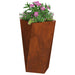 Jardinieră 2 pcs Ruginit 40 x 40 x 75 cm - WALTI WALTI