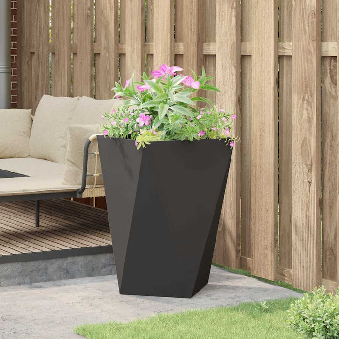 Jardinieră Negru 50 x 50 x 75 cm Oțel - WALTI WALTI
