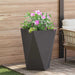 Jardinieră 2 pcs Negru 50 x 50 x 75 cm Oțel - WALTI WALTI