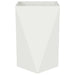 Jardinieră 2 pcs Alb 50 x 50 x 75 cm Oțel - WALTI WALTI