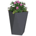 Jardinieră 2 pcs Antracit 50 x 50 x 75 cm Oțel - WALTI WALTI