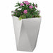 Jardinieră 2 pcs Argintiu 50 x 50 x 75 cm Oţel inoxidabil - WALTI WALTI