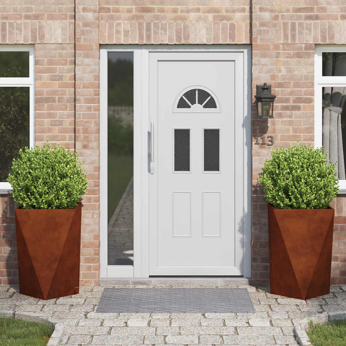 Jardinieră 2 pcs Ruginit 50 x 50 x 75 cm - WALTI WALTI