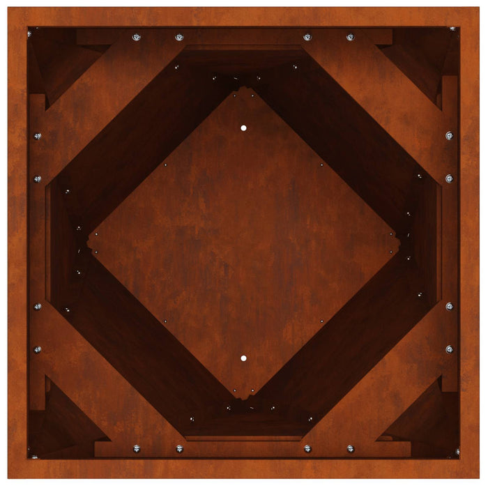 Jardinieră 2 pcs Ruginit 50 x 50 x 75 cm - WALTI WALTI