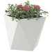Jardinieră Alb 30 x 30 x 30 cm Oțel - WALTI WALTI