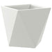 Jardinieră 2 pcs Alb 30 x 30 x 30 cm Oțel - WALTI WALTI