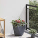 Jardinieră 2 pcs Antracit 30 x 30 x 30 cm Oțel - WALTI WALTI