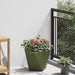 Jardinieră 2 pcs Verde măsliniu 30 x 30 x 30 cm Oțel - WALTI WALTI