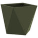 Jardinieră 2 pcs Verde măsliniu 30 x 30 x 30 cm Oțel - WALTI WALTI