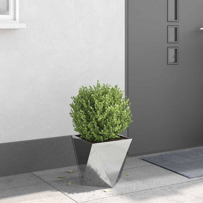 Jardinieră Argintiu 30 x 30 x 30 cm Oțel Galvanizat - WALTI WALTI
