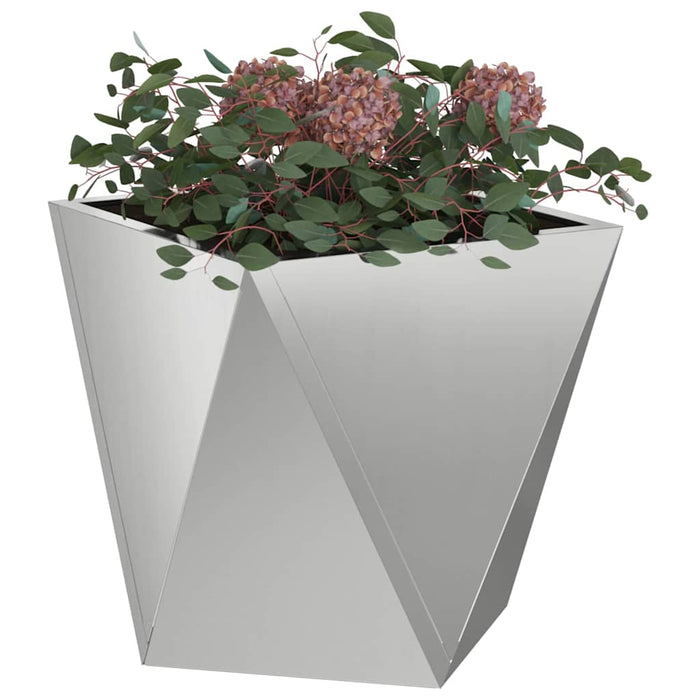Jardinieră Argintiu 30 x 30 x 30 cm Oțel Galvanizat - WALTI WALTI
