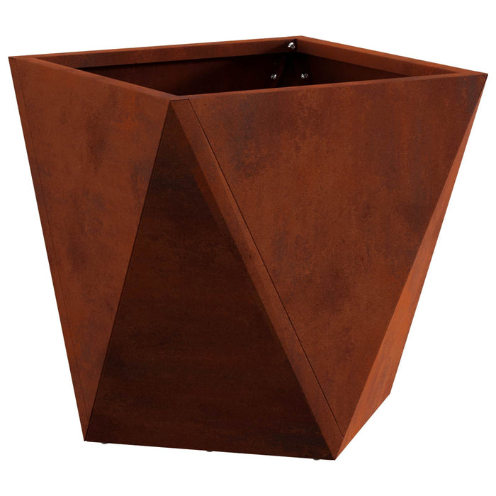 Jardinieră Ruginit 30 x 30 x 30 cm Oțel rezistent de intemperii - WALTI WALTI