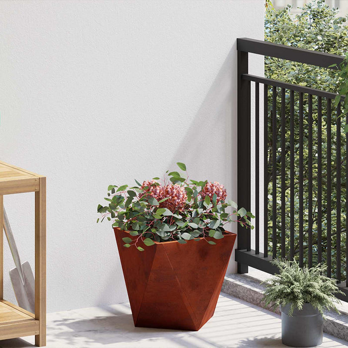 Jardinieră 2 pcs Ruginit 30 x 30 x 30 cm - WALTI WALTI