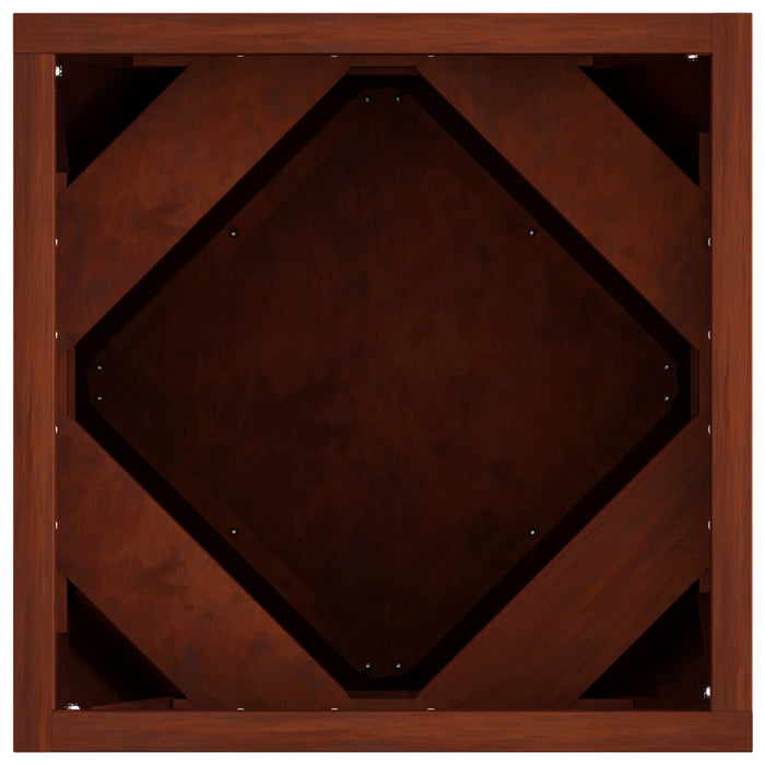 Jardinieră 2 pcs Ruginit 30 x 30 x 30 cm - WALTI WALTI