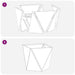 Jardinieră 2 pcs Alb 40 x 40 x 40 cm Oțel - WALTI WALTI