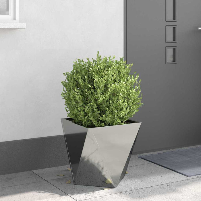 Jardinieră Argintiu 40 x 40 x 40 cm Oțel Galvanizat - WALTI WALTI