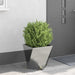 Jardinieră 2 pcs Argintiu 40 x 40 x 40 cm Oțel Galvanizat - WALTI WALTI