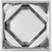 Jardinieră 2 pcs Argintiu 40 x 40 x 40 cm Oțel Galvanizat - WALTI WALTI