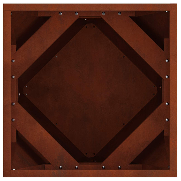 Jardinieră 2 pcs Ruginit 40 x 40 x 40 cm - WALTI WALTI