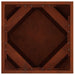 Jardinieră 2 pcs Ruginit 40 x 40 x 40 cm - WALTI WALTI