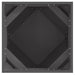 Jardinieră 2 pcs Negru 50 x 50 x 50 cm Oțel - WALTI WALTI