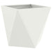 Jardinieră 2 pcs Alb 50 x 50 x 50 cm Oțel - WALTI WALTI