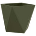 Jardinieră 2 pcs Verde măsliniu 50 x 50 x 50 cm Oțel - WALTI WALTI