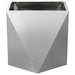 Jardinieră 2 pcs Argintiu 50 x 50 x 50 cm Oțel Galvanizat - WALTI WALTI