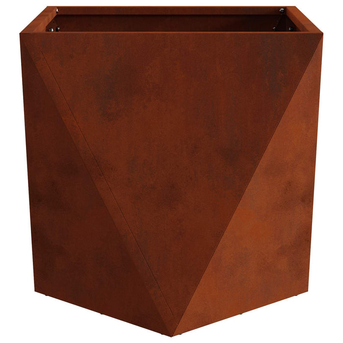Jardinieră 2 pcs Ruginit 50 x 50 x 50 cm - WALTI WALTI