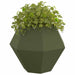 Jardinieră 2 pcs Verde măsliniu 100 x 100 x 80 cm Oțel - WALTI WALTI