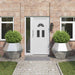 Jardinieră 2 pcs Argintiu 100 x 100 x 80 cm Oţel inoxidabil - WALTI WALTI