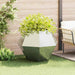 Jardinieră Argintiu 100 x 100 x 80 cm Oțel Galvanizat - WALTI WALTI
