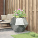 Jardinieră Argintiu 100 x 100 x 80 cm Oțel Galvanizat - WALTI WALTI