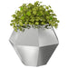 Jardinieră Argintiu 100 x 100 x 80 cm Oțel Galvanizat - WALTI WALTI