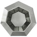 Jardinieră 2 pcs Argintiu 100 x 100 x 80 cm Oțel Galvanizat - WALTI WALTI