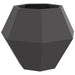 Jardinieră 2 pcs Negru 75 x 75 x 60 cm Oțel - WALTI WALTI