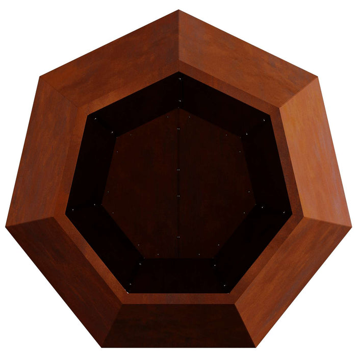 Jardinieră 2 pcs Ruginit 75 x 75 x 60 cm WALTI