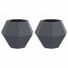 Jardinieră 2 pcs Antracit 50 x 50 x 40 cm Oțel - WALTI WALTI