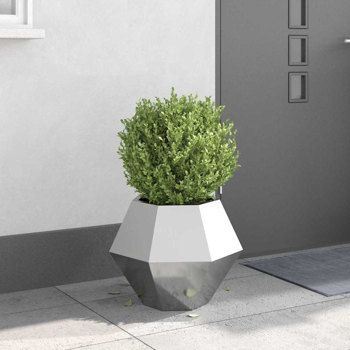 Jardinieră Argintiu 50 x 50 x 40 cm Oțel Galvanizat WALTI