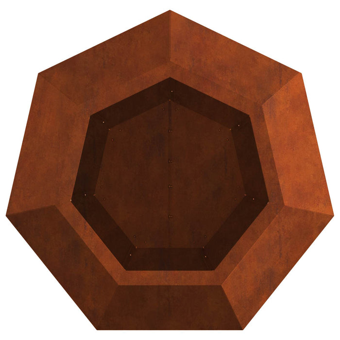 Jardinieră 2 pcs Ruginit 50 x 50 x 40 cm WALTI