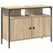 Set de mobilier pentru baie 4 pcs Stejar Sonoma Lemn compozit - WALTI WALTI