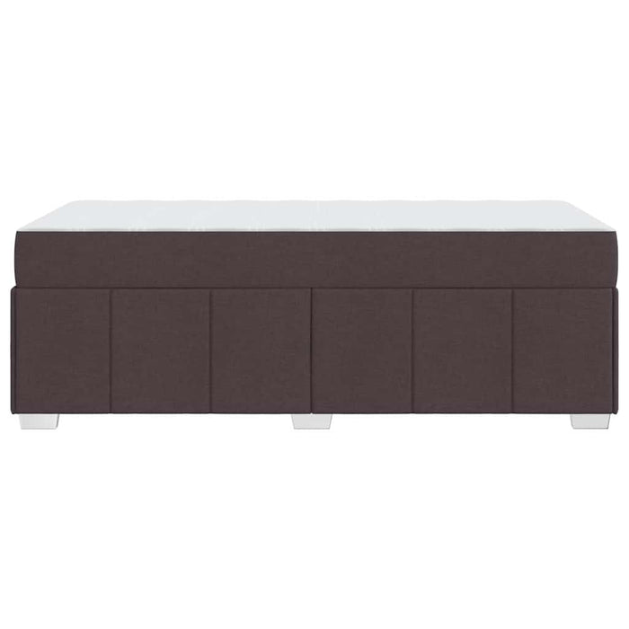 Cadru de pat cu saltea Maro închis 90 x 200 cm țesătură - WALTI WALTI