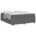 Cadru de pat Gri închis 180 x 200 cm țesătură - WALTI WALTI