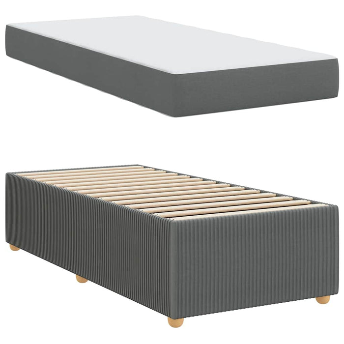 Cadru de pat Altele Gri închis 80 x 200 cm țesătură - WALTI WALTI